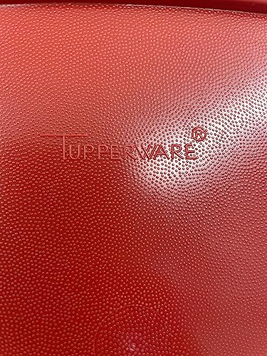 Tupperware Modular Mates Square Replacement Lids Seal Lid 1623 Red 7" x 7"