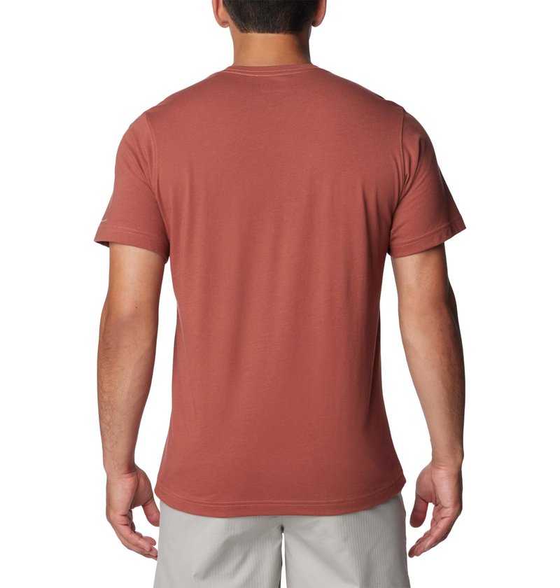 Columbia Men's Thistletown Hills Short Sleeve, Auburn Heather, Medium