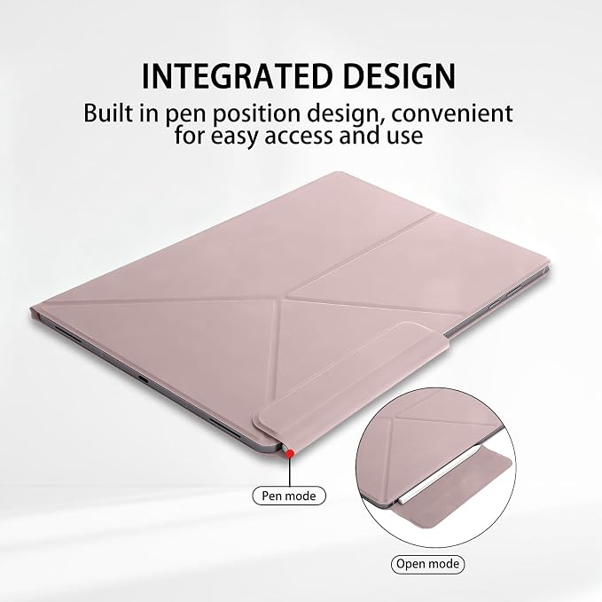OATSBASF for Galaxy Tab S11 Ultra Case (2025) Magnetic Book Cover | Slim Minimalist Style Foldable Stand Support Auto Wake/Sleep 14.6 inch Tablet Case