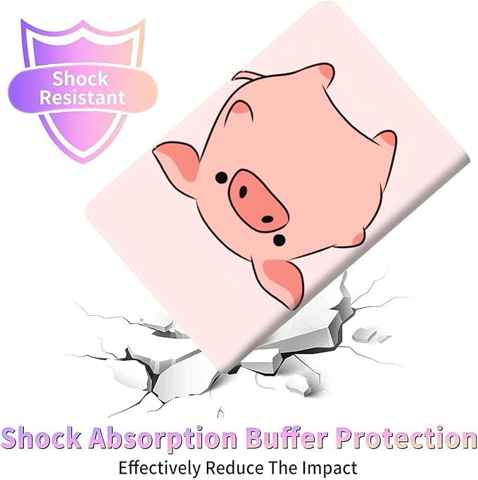 Case for New iPad (A16) 11th Generation 11 Inch 2025for iPad 10th Generation 2022 10.9 Inch Multi-Angle Stand Smart Cover Shockproof with Auto Wake/Sleep Baby Dragon
