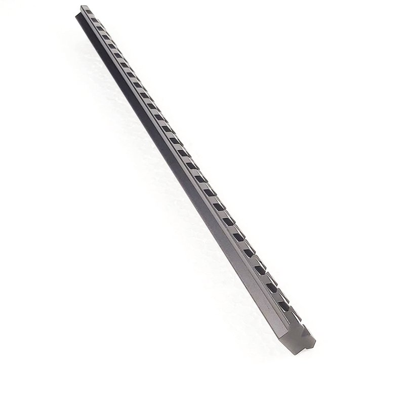 Crotek 10 inch Long Picatinny Rail Mount Aluminum 25 Slot Black
