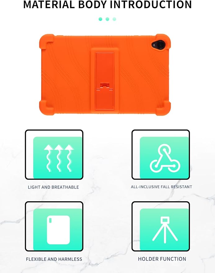 Case for Callsky-Tab Ctab 8 Android Tablet 8 Inch，WUNIAK Shock Proof Lightweight Stand Rubber Shell Protective CoverKids Friendly Soft Silicone Adjustable Stand CoverBlack
