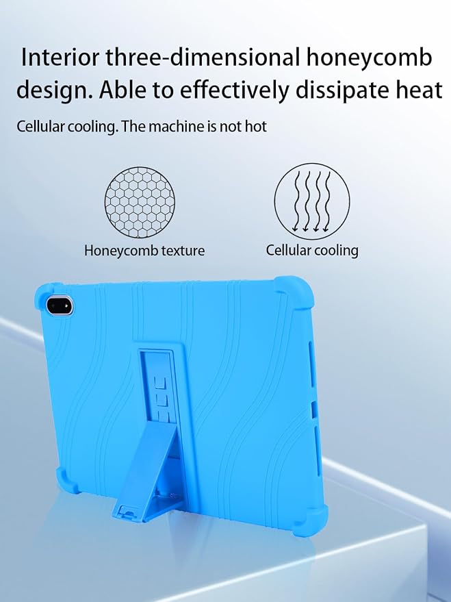 for OnePlus Pad 3 Android 15 Tablet13.2 inch Tablets CaseSoft Silicone Adjustable Stand Cover Lightweight Kids FriendlyBlack.