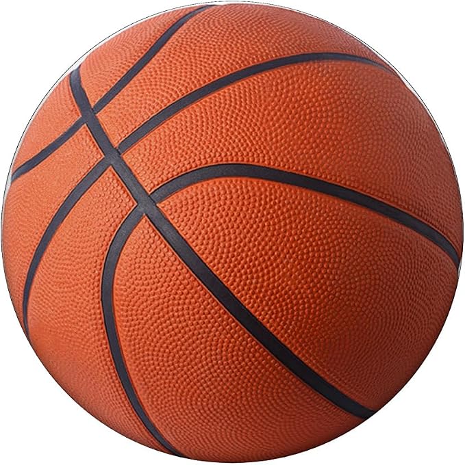 Round Basketball Ball for Sports Lovers for Back to School PopSockets Adhesive PopGrip