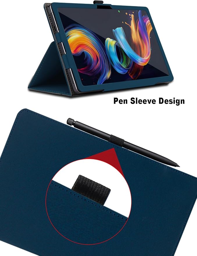Case for TCL Nxtpaper 11 Plus 11.5 inch TCL Nxtpaper 11 Plus Tablet Case Folding Stand Protective Cover with Pencil Holder and Wrist Strap Full Protection. (Black)