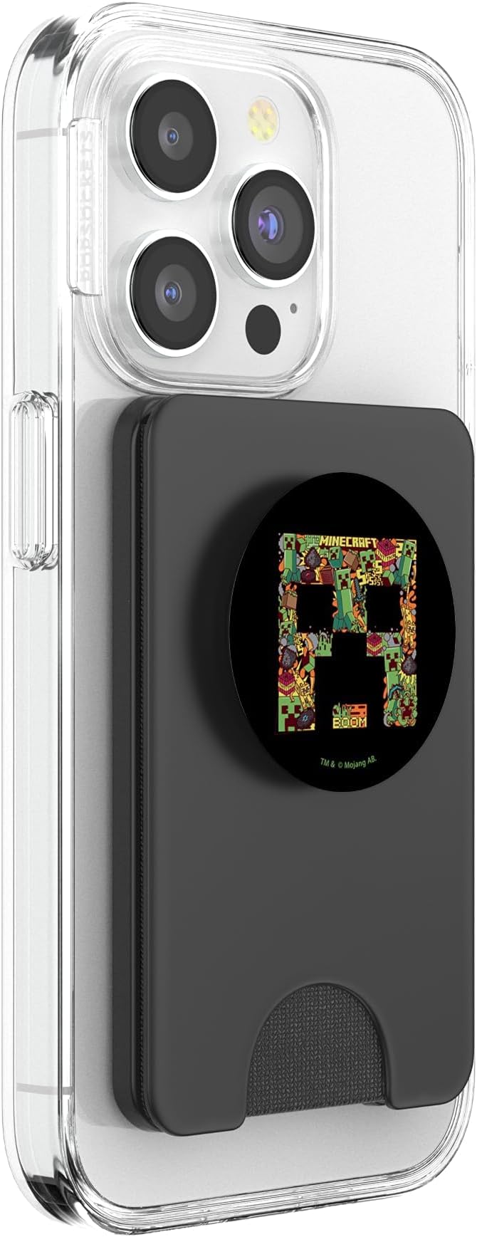 Minecraft Creeper Big Face Collage PopSockets PopGrip for MagSafe