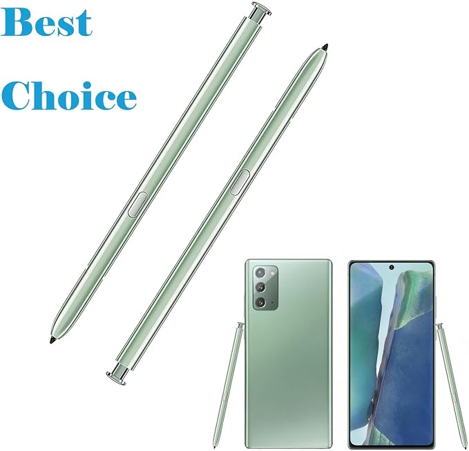 2 Pack Note 20 S Pen Replacement for Samsung Galaxy Note 20 Pen(Black) | Note 20 Stylus PenNote 20 Ultra S Pen Compatible with Samsung Galaxy Note 20/Note 20 Ultra All Version SpenNoBluetooth