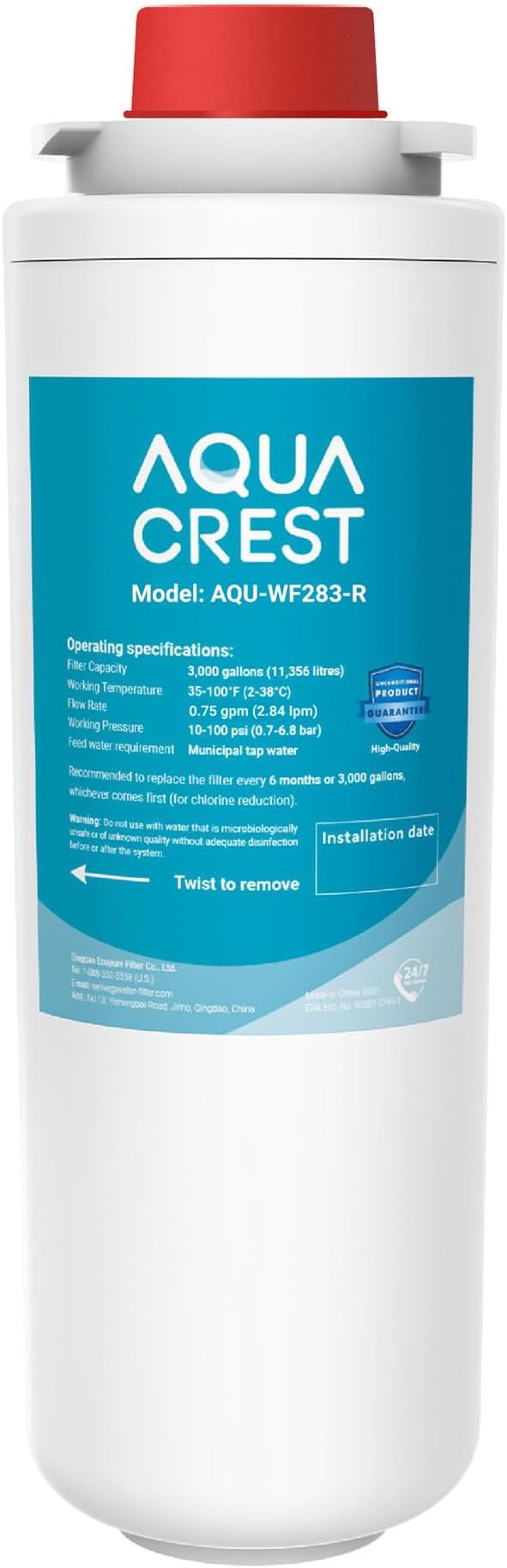 AQUA CREST WF283-R Replacement for Elkay® 51300C, Compatible
