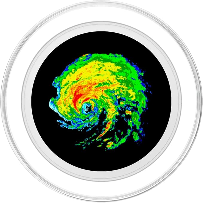 Meteorologist Storm Chasing Weather Radar Image PopSockets Adhesive PopGrip