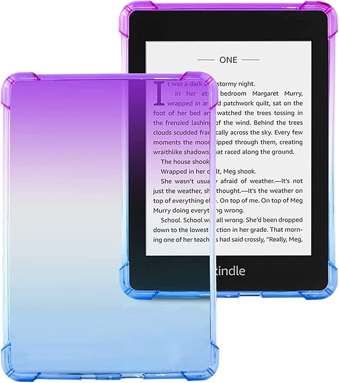 Clear Case for All-New Amazon Kindle Fire Max 11 Tablet (13th Generation 2023 Release) 11 Slim Lightweight Shell Transparent Soft TPU Back Shockproof Crystal Reinforced Corner Cover Clear