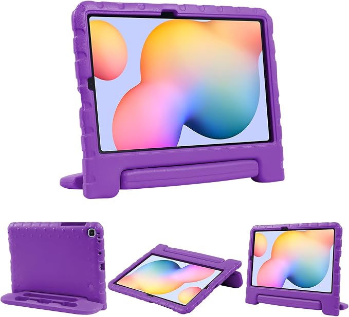 Kids Case for Samsung Galaxy Tab S6 Lite Shockproof Handle Stand Blue | Lightweight Kids Friendly EVACompatible with Samsung Galaxy Tab S6 Lite 10.4 Inch 2024/2022/2020 Release S Pen Holder