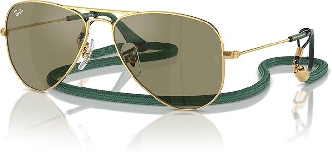 Ray-Ban Junior Kids' Rj9506s Metal Aviator Sunglasses
