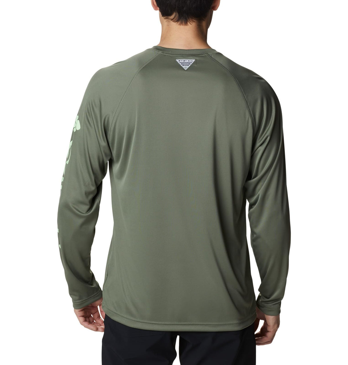 Columbia Men's Terminal Tackle Long Sleeve Shirt, Cypress/Key West Logo, 2X Tall