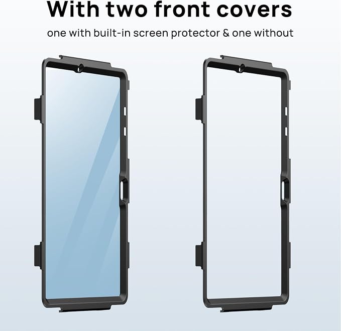 Gerutek Case for Samsung Galaxy Tab S10 FE+/ S10 FE Plus 2025 13.1 Inch Full-Body Drop Protective Case with Screen Protector Pen Holder 360° Rotate Hand Strap &amp StandShoulder Strap Black