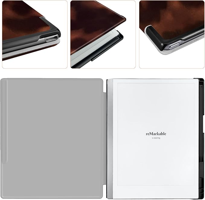 Case for Remarkable 2 Paper Tablet 10.3 2020 ReleasedLightweight and Hard Back Shell Protective Book Folio Cover with Built-in Pen HolderComes with Remarkable 2 Pen Tips.