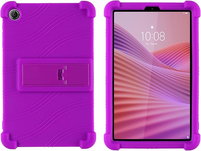 Case for Lenovo Tab One 8.7 Inch Tablet 2025 (TB305FU) Kids Friendly Soft Silicone Adjustable Stand Cover for Lenovo Tab K9 Tablet 8.7 inch Tablets (Blue)