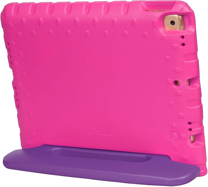 HDE Case for iPad 9th Generation Kids Shockproof Cover 10.2 inch with Handle Stand fits 2021 9th Gen 2020 8th 2019 7th Tablet - Black