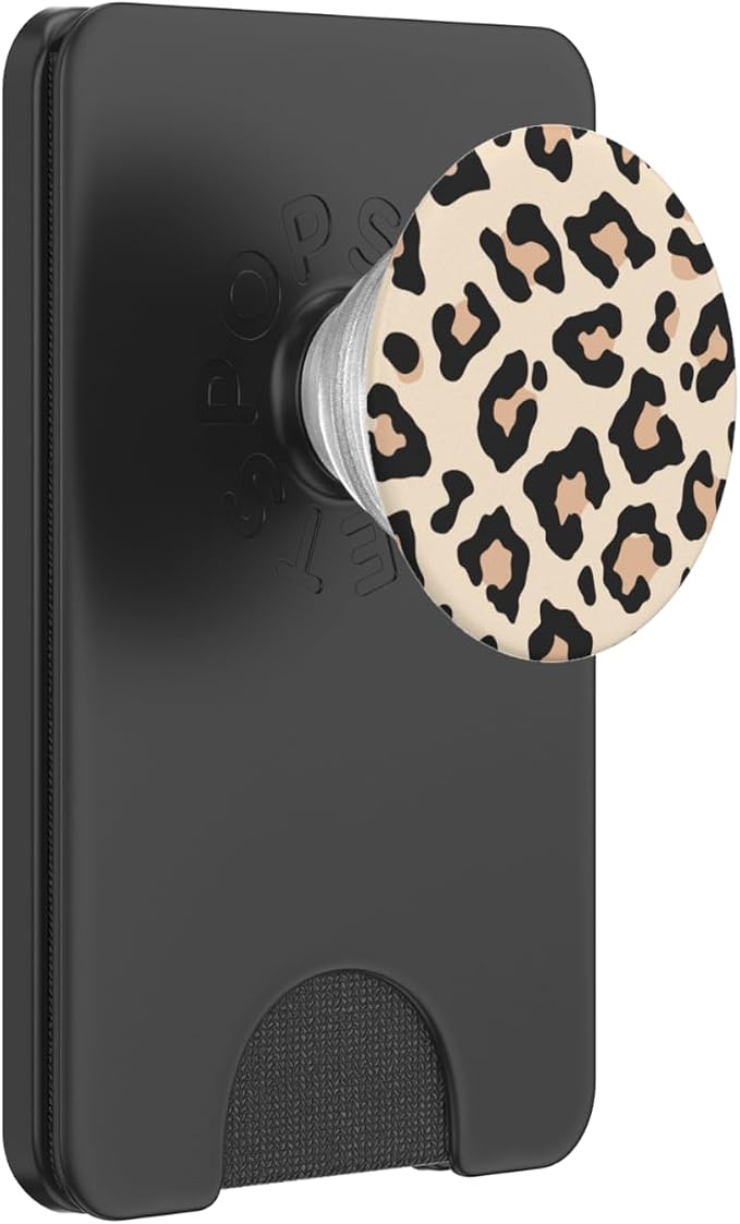 Leopard Cute Print PopSockets PopGrip: Swappable Grip for Phones &amp Tablets
