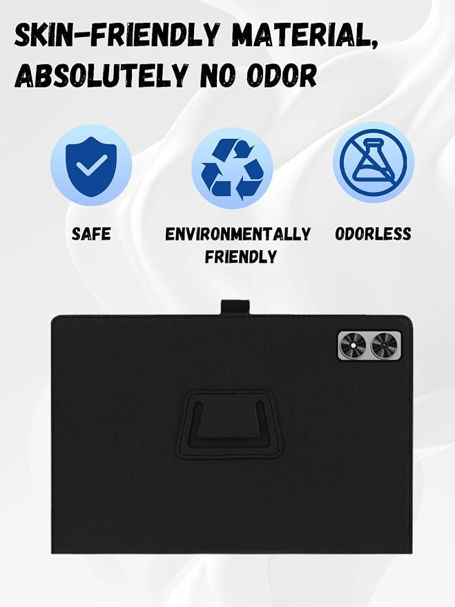 Compatible with Frameflow P11T Skin-Feel Matte Tablet Case 11 Inch Anti-Fingerprint Shockproof Slim Soft Touch Protective CoverBlack.