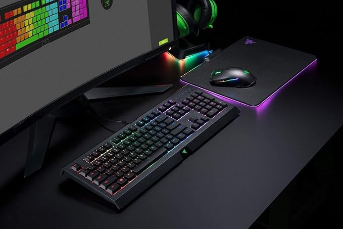 Razer Cynosa Chroma - Multi-Color RGB Gaming Keyboard - Individually Backlit Keys - Spill-Resistant Durable Design - RZ03-02260200-R3U1 (Renewed)