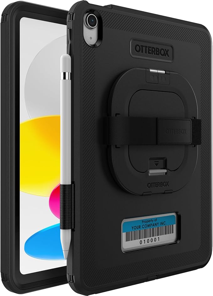 OtterBox Defender Series for Business W/Folio for iPad 10th Gen (ONLY) - Black (Non-Retail Packaging)
