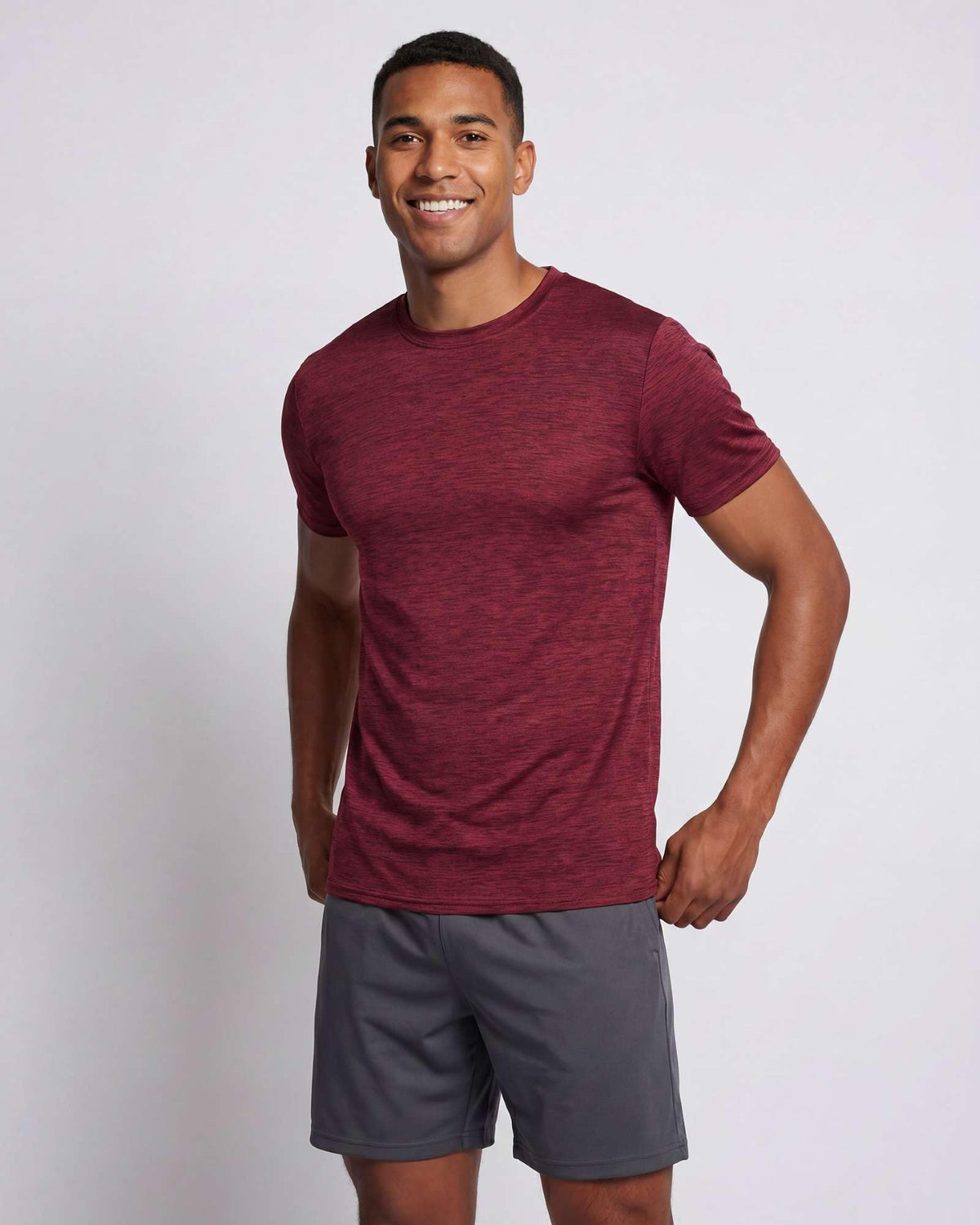 5 Pack Men's Dry Fit Short Sleeve T-Shirt Gym Workout Athletic Running Tee