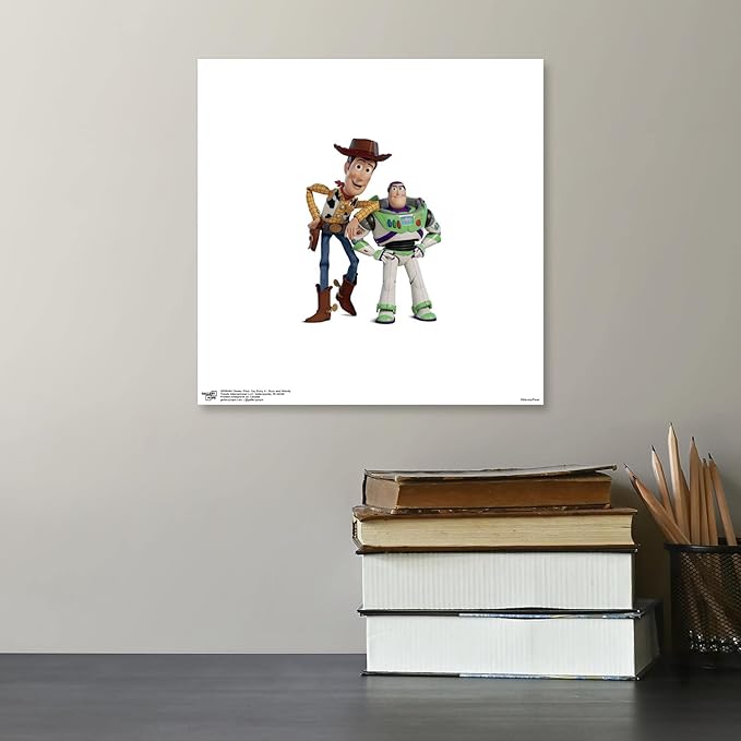 Trends International Gallery Pops Disney Pixar Toy Story 4 - Buzz and Woody Wall Art Wall Poster, 12.00" x 12.00", Unframed Version