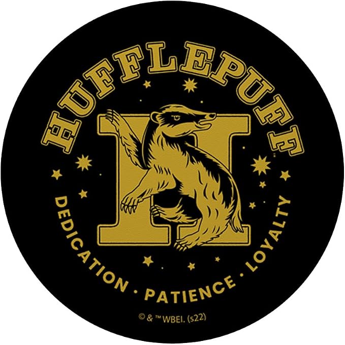 Harry Potter House Hufflepuff Dedication Patience Loyalty PopSockets Adhesive PopGrip