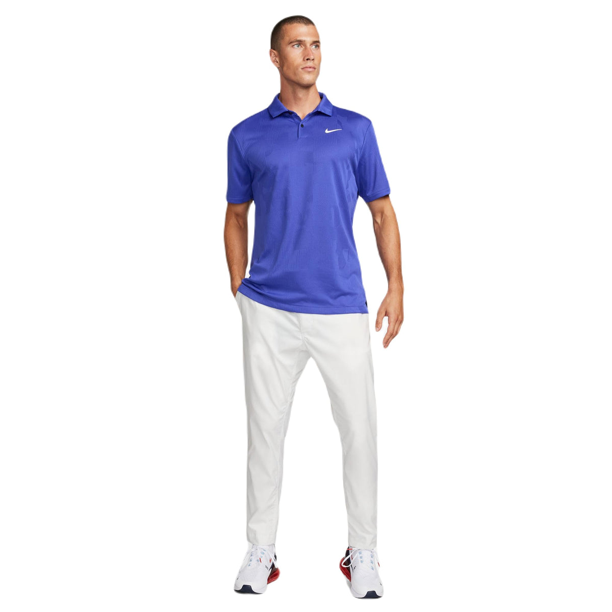 Nike Men's Dri-FIT Jacquard Tour Polo, Lapis, S Regular US