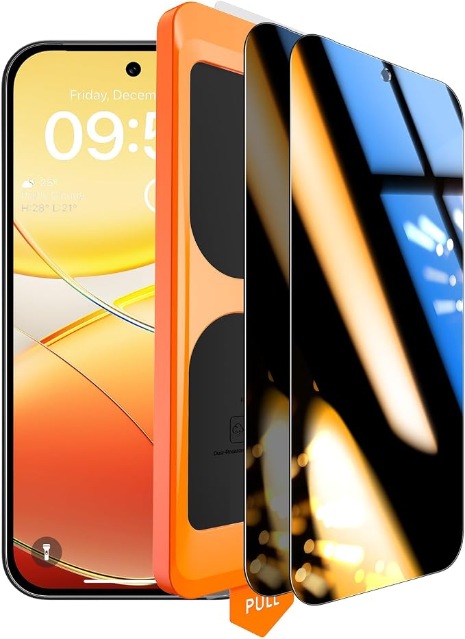 TOCOL for Pixel 2026 Screen Protector Clear | Easy Installation Bubble-Free 9H+ Tempered Glass 11FT Military Grade Shatterproof Anti-Scratch Case Friendly HD 2 Pack