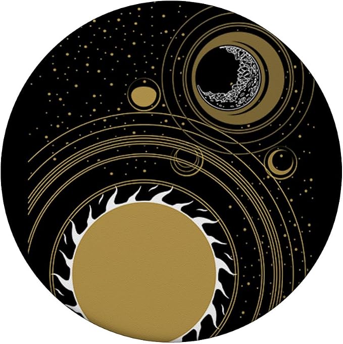 Sun Moon Map Diagram Cool Astrology Zodiac Star Gazer Gift PopSockets Swappable PopGrip