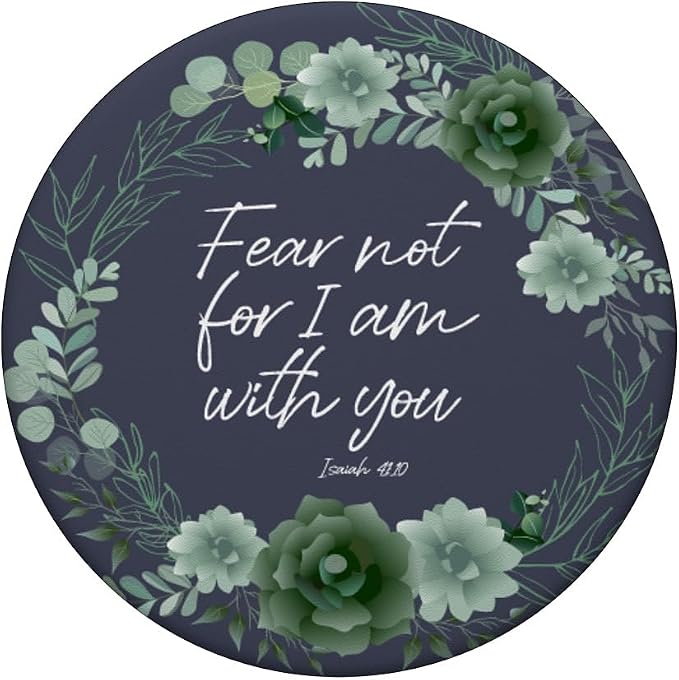 Isaiah Blue Bible Verse For Women Christian Quote Designs PopSockets Standard PopGrip