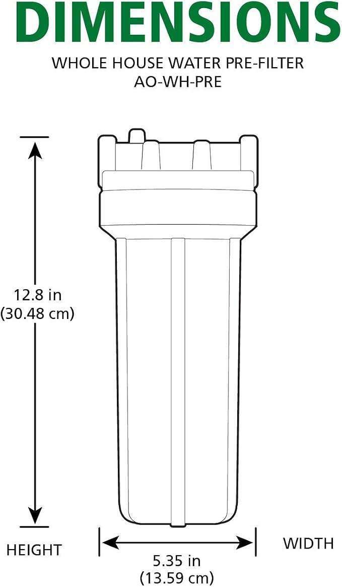 AO Smith Single-Stage Whole House Water Filtration System