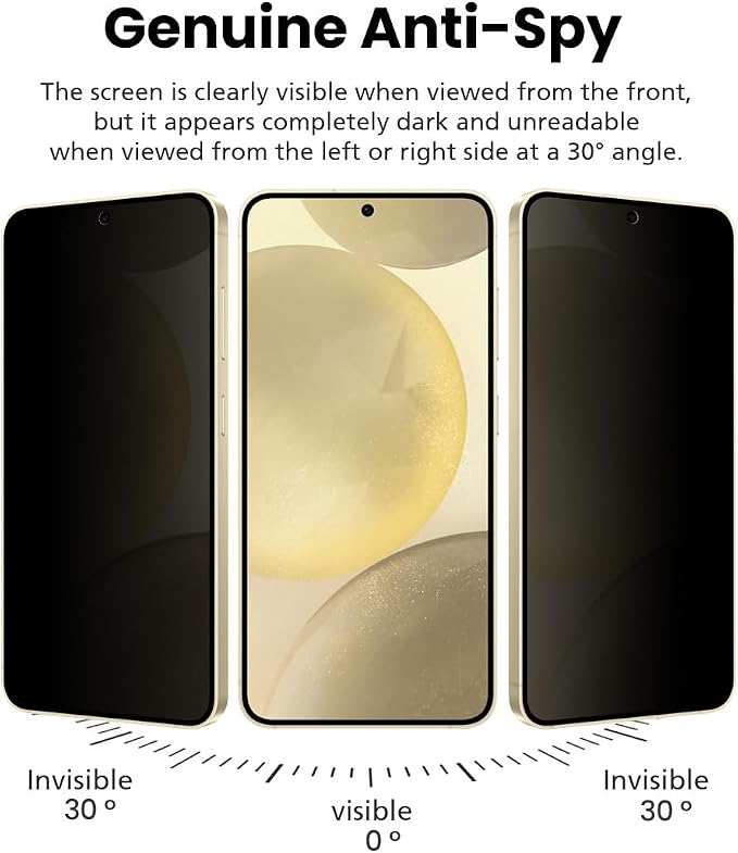 Anti Glare Matte Privacy Screen Protector for Samsung Galaxy S23 FE Anti Spy PET Flexible Film Anti Fingerprint Highly Responsive Touch Bubble-Free Easy Installation with Alignment Jig * Reminder: