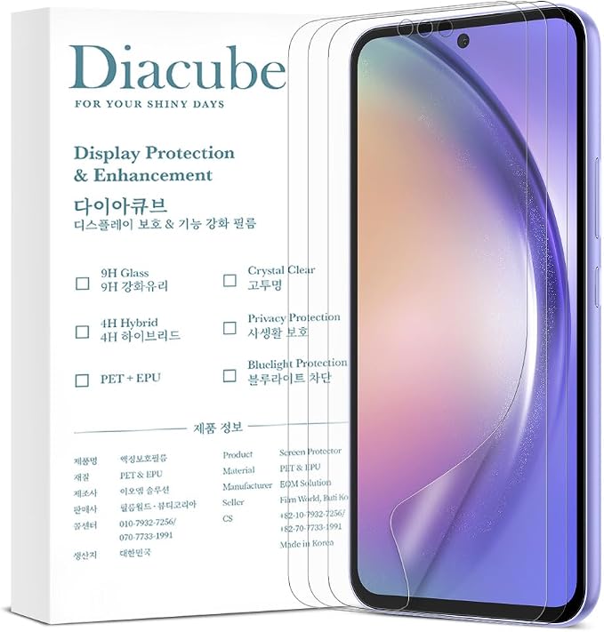 [3-Pack For Samsung Galaxy A10E Anti-Glare Matte Screen Protector [Support Fingerprint Unlock] Anti-Fingerprint Full Coverage Bubble-Free Easy Installation with Alignment Jig