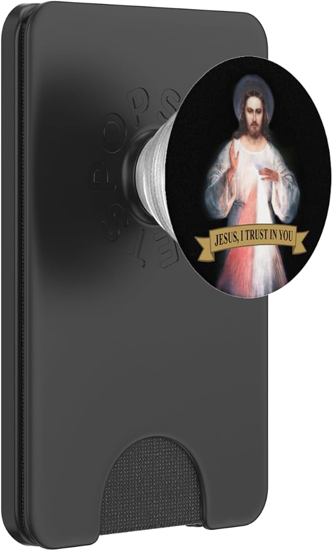 Divine Mercy Jesus I Trust in You PopSockets Adhesive PopGrip