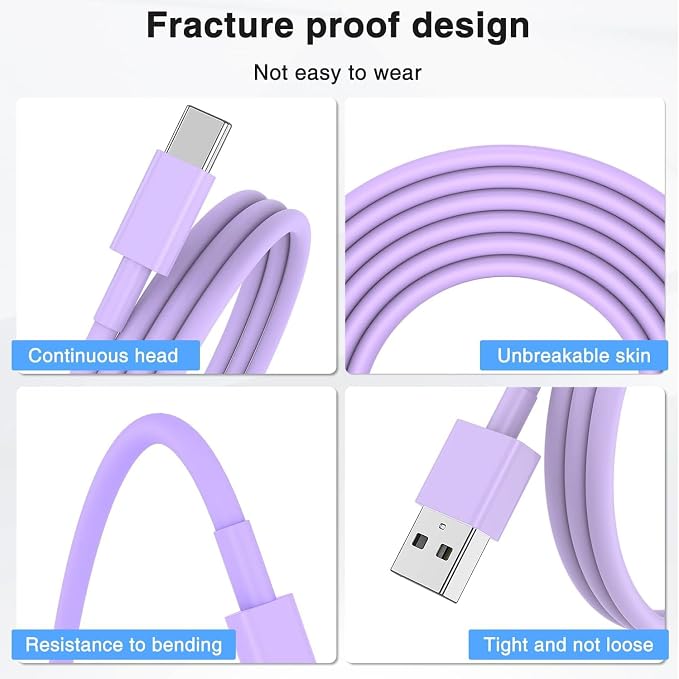 Car Carplay Cable for iPhone 16 15 Pro Max 15 Plus Car Charger 6FT USB to USB C Cable for Car Charger Adapter Carplay USB C Cord Accessories Charging for iPad 10th Gen/iPad Pro Air 5th-DarkBlue