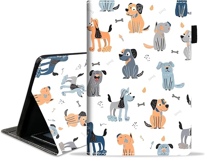 Case for Amazon Kindle Fire HD 10 &amp 10 Plus Tablet 10.1 (13th/11th Generation 2023/2021 Release) - PU Leather Folio Case with Smart Auto Wake/Sleep American Flag Camo