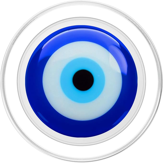 Evil Eye Charm Stone Blue Eye Symbol of Protection Talisman PopSockets PopWallet for MagSafe