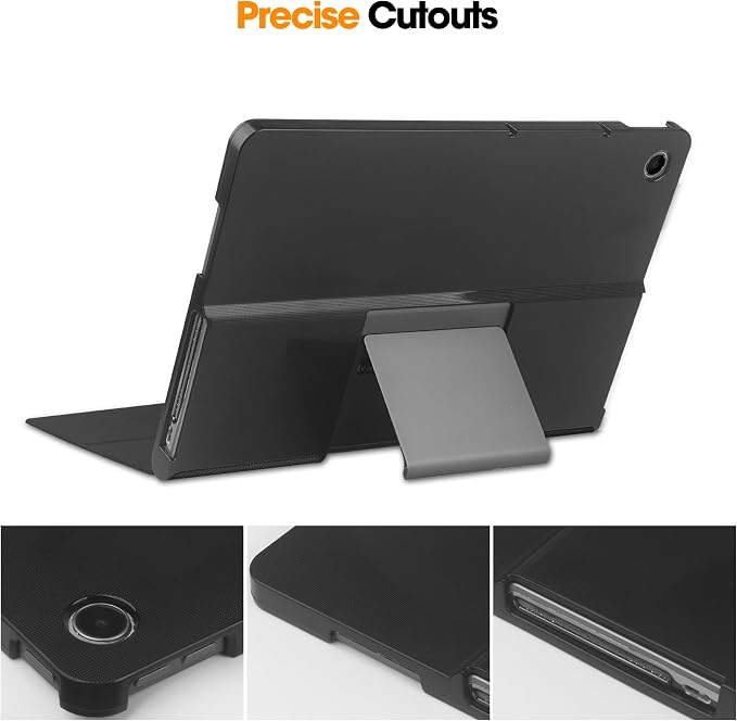for Lenovo Tab Plus 2024 Casehigh qualit Hard Shell LightweightQuality PUScratch ResistantBlack for Tablet 11.5 inch-Black