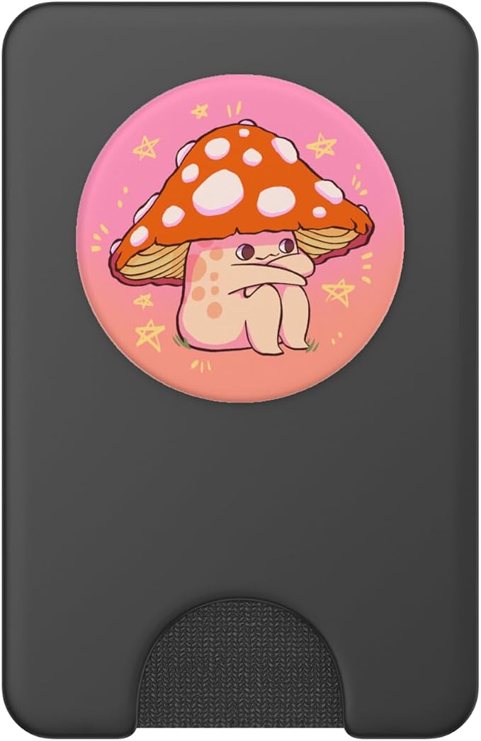 PopSockets Phone Grip– Mushroom PopSocket - Sitting Shroomie PopSockets PopGrip for MagSafe