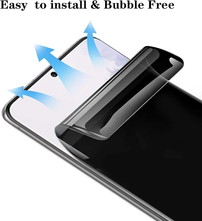 Privacy Screen Protector Designed for Samsung Galaxy Z Fold 4 Anti-peep 1PCS Outside +1PCS Inside Soft Film+ Clear Camera Lens Protector