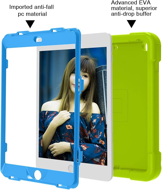 AKABEILA Compatible with Amazon Fire HD 8 2020/2022 Tablet Case，Rugged Kids Case with Stand Lightweight Shockproof Kids Friendly Tablet Cover Black