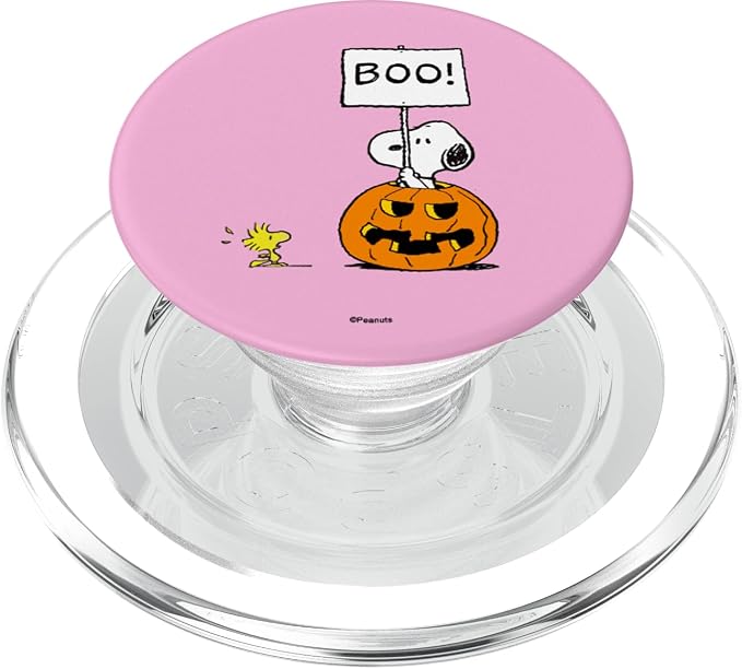 Peanuts - Halloween Snoopy Boo! PopSockets MagSafe PopGrip for iPhone