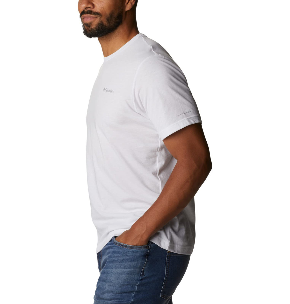 Columbia Men's Thistletown Hills Short Sleeve, White, Large