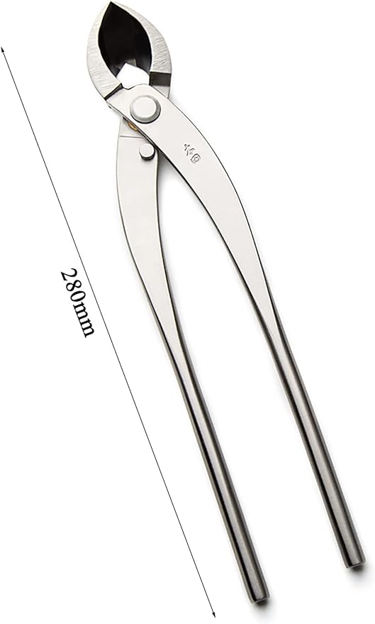 Bonsai Straight Edge Cutter Professional Grade Branch Cutter Alloy Steel Bonsai Tools Equip With Tool Bag (MT-SE-280)