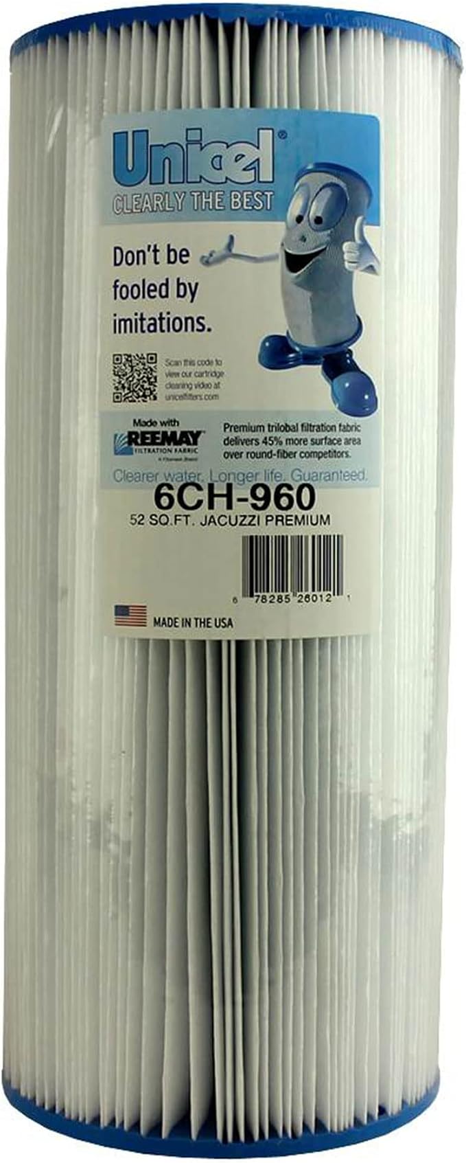 Unicel 6CH-960 52 Square Foot Media Replacement Hot Tub Spa Filter Cartridge
