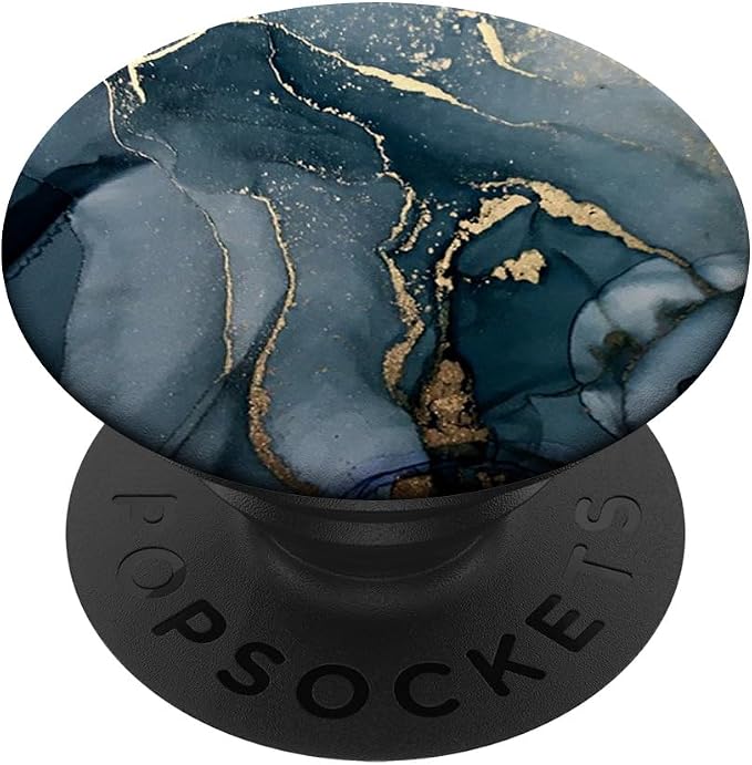Elegant Turquoise Blue &amp Aqua Ocean Pattern PopSockets PopGrip: Swappable Grip for Phones &amp Tablets