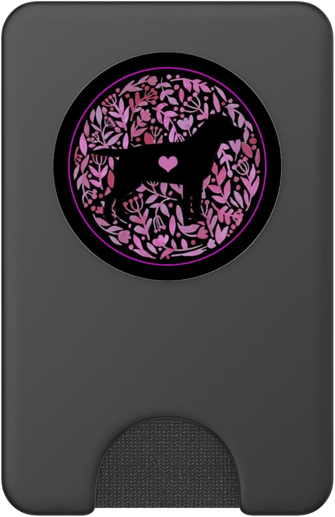Lab Dog Gift Labrador Mom Black Chocolate Yellow Lab Pink PopSockets Adhesive PopGrip