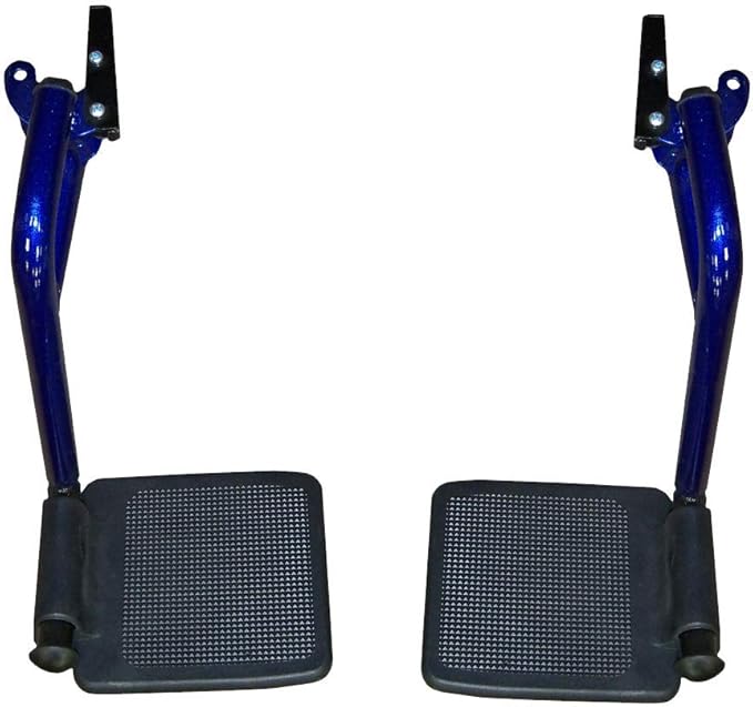 Drive Replacement Parts for Transport Chair ATC17 & 19 - Footrest Blue - Pair